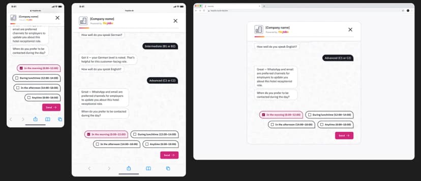 Creating a chat experience